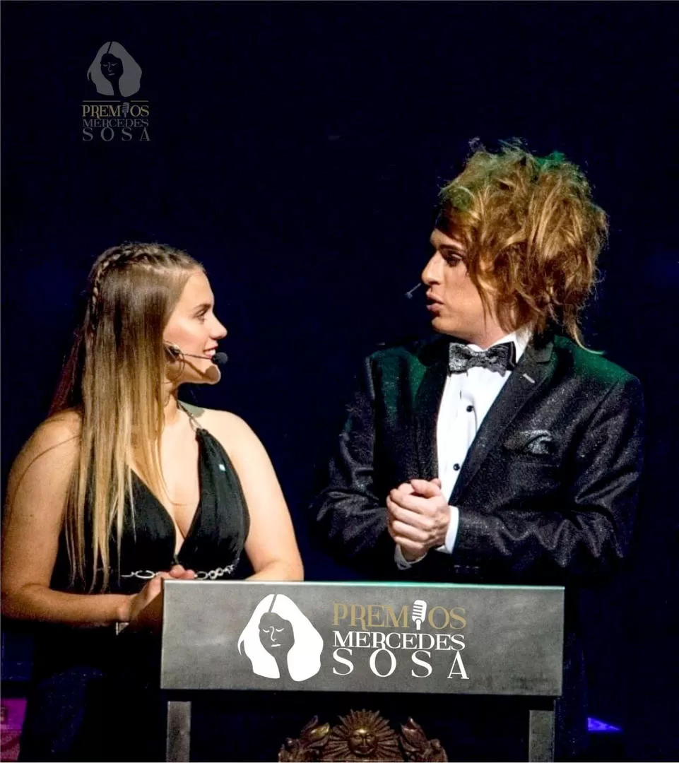 CARAS CONOCIDAS. Agustina Corradini y Salustiano Zavalía repiten como conductores de la ceremonia. 