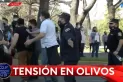 Banderazo: manifestantes a favor y en contra del Gobierno se cruzaron en Olivos