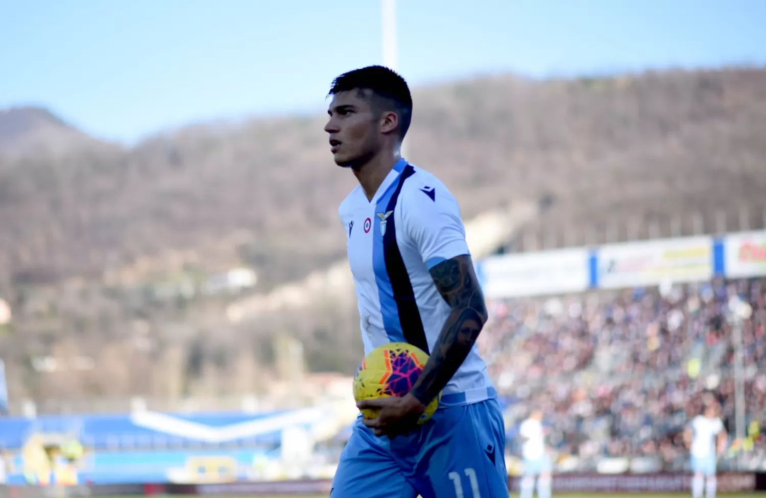 CRACK TUCUMANO. Joaquín Correa, atacante de la Lazio. Foto: Twitter @tucu_correa