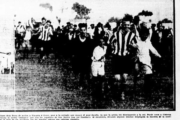 Hojeando el Diario: San Martín el primer campeón de la Federación