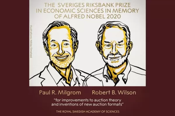 Dos norteamericanos, expertos en subastas, reciben el Premio Nobel de Economía