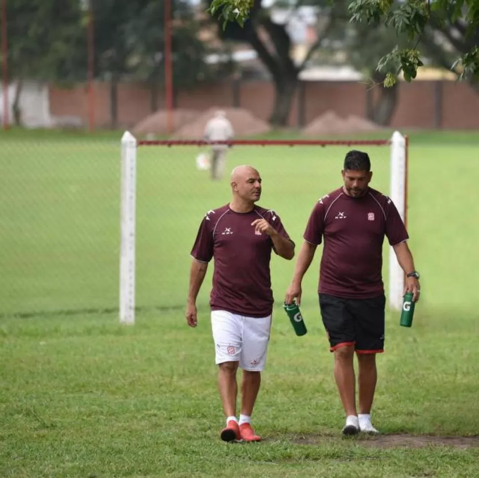 FIRMES. Orsi y Gómez seguirán con la preparación de cara al reinicio del torneo. 