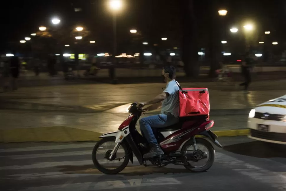 VULNERABLES. Los mensajeros piden más seguridad en las calles. 