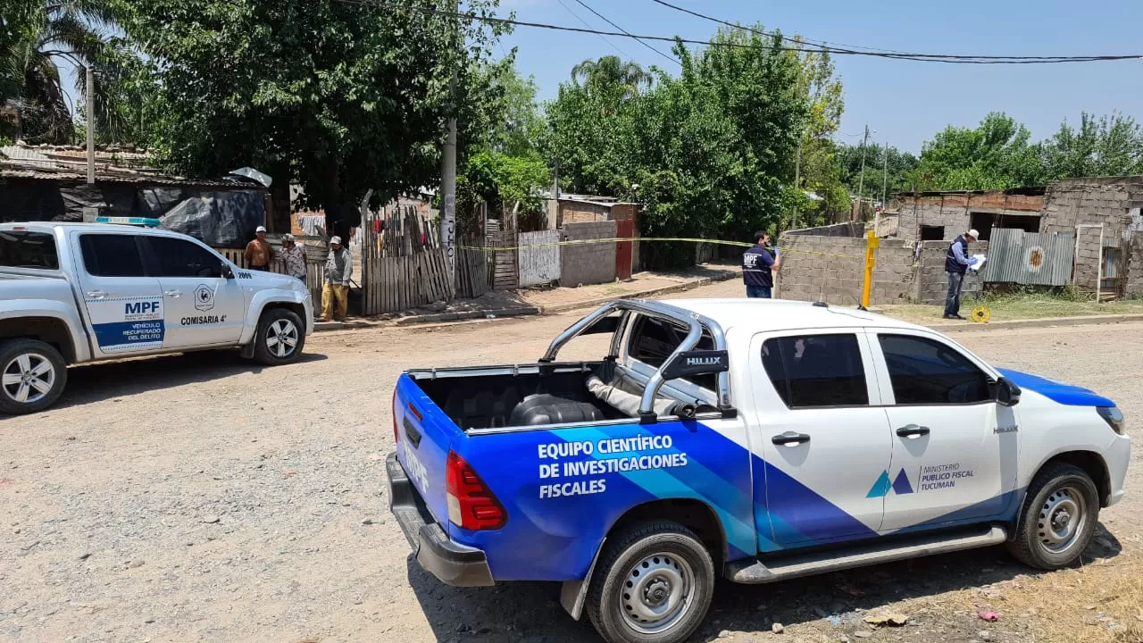 PERITOS. Lugar del ataque. FOTO MINISTERIO PÚBLICO FISCAL.