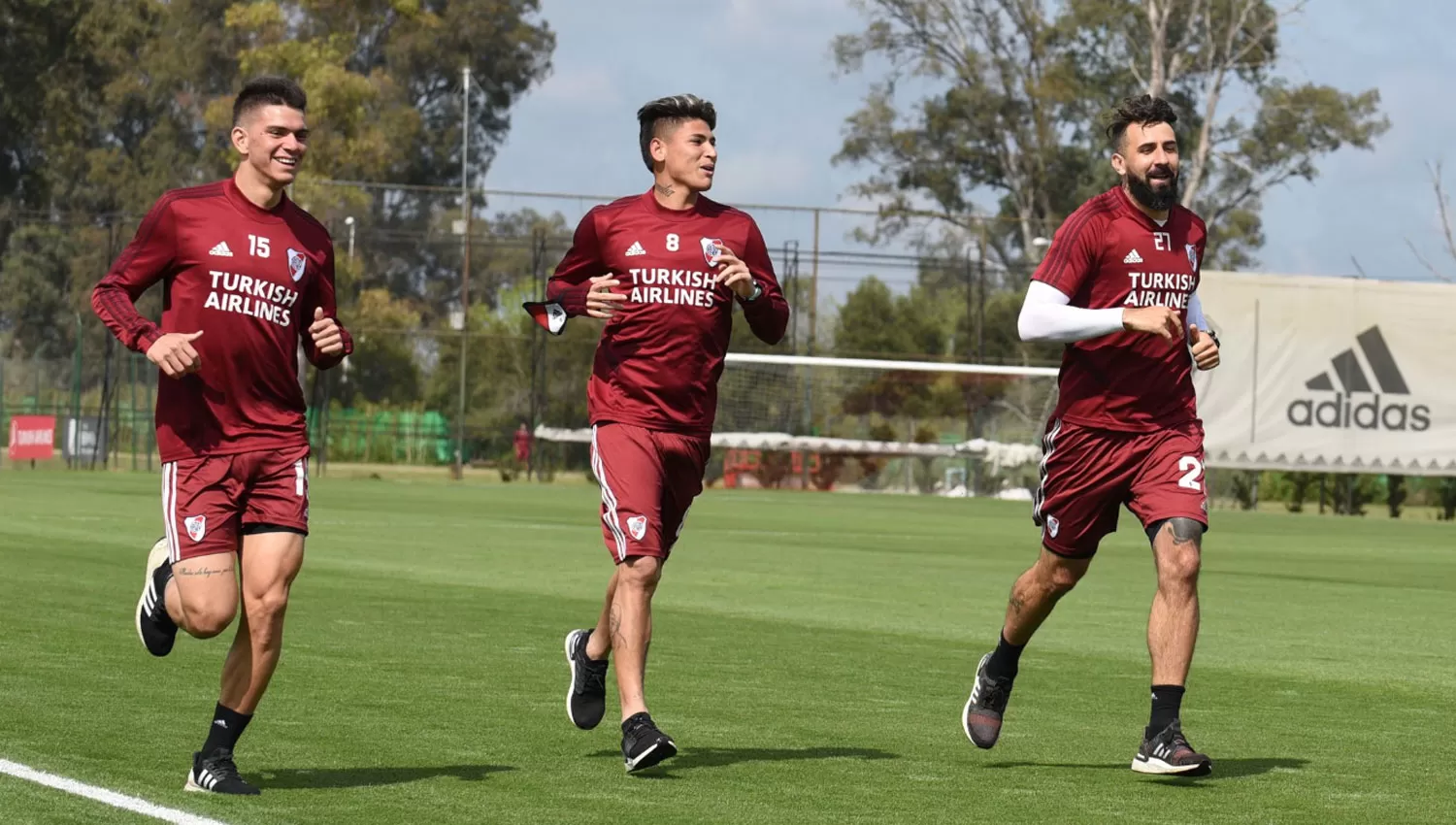 RIVER CAMP. El predio de Ezeiza es empleado para los entrenamientos de los planteles profesionales del Millonario.