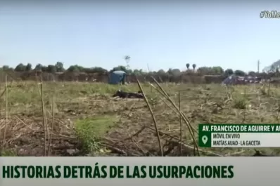 La lluvía destruyó anoche las casillas, pero los ocupantes volvieron hoy al predio