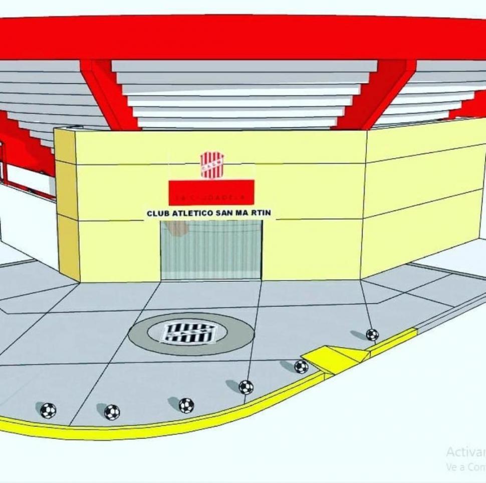 RENDER. Así lucirá la esquina de Bolívar y Pellegrini una vez que se termine la obra, de acuerdo a una imagen computarizada que realizaron los organizadores.  