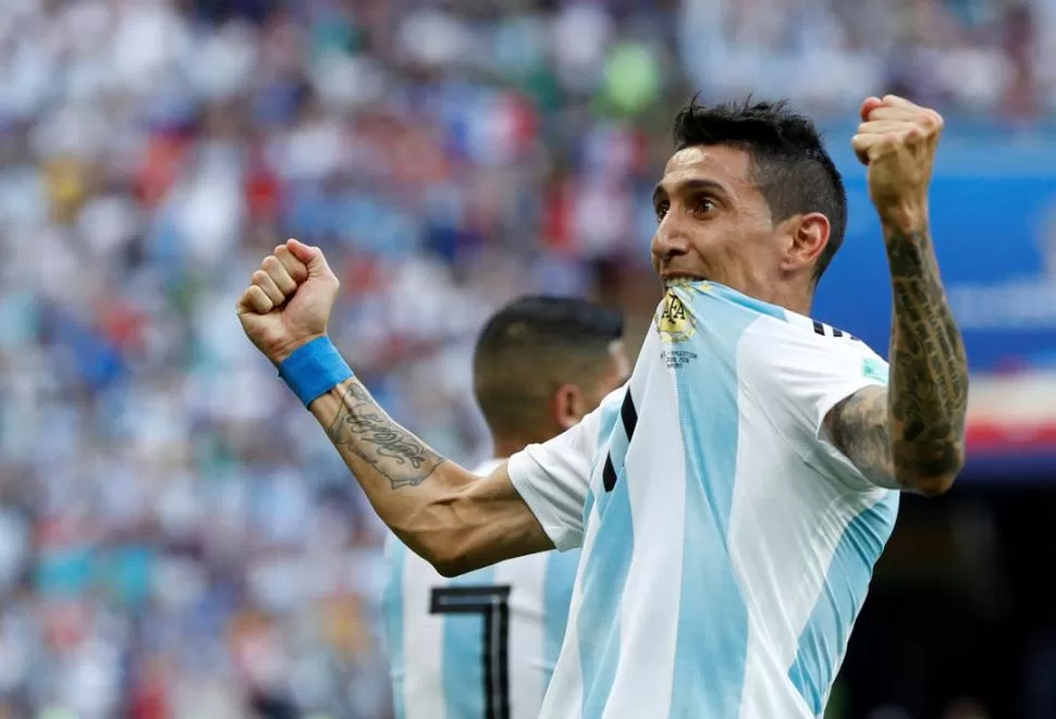 OTRA CHANCE. Ángel Di María jugó hasta el momento 102 partidos con la Selección y marcó 20 goles. 