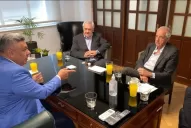 Fútbol y TV: Tapia recibió a Ameal y a D'Onofrio para sumarlos a la discusión