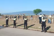 Según la Policía, el desalojo del predio se realizó con “tranquilidad y normalidad”