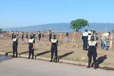 Según la Policía, el desalojo del predio se realizó con “tranquilidad y normalidad”
