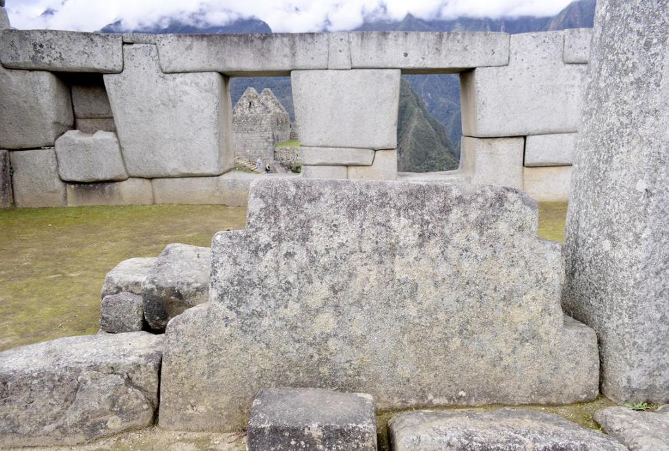 ZONA URBANA. Otro sector de lo que fue la ciudad sagrada, donde vivían entre 300 y 1.000 personas, según la época del año.