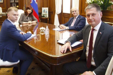 Cristina Fernández recibió esta tarde en el Senado al embajador de Rusia