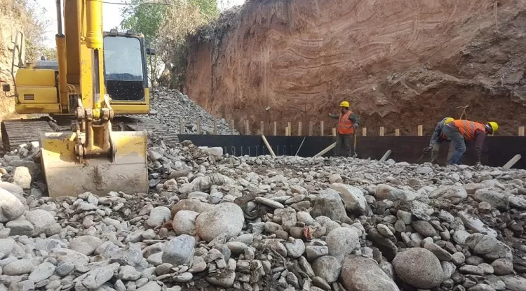 OBRAS EN CEBIL REDONDO. Foto: Comunicación Pública