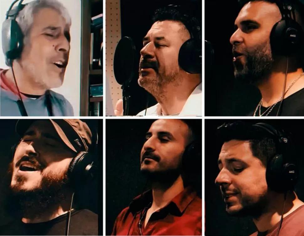 LAS VOCES. Peteco Carabajal grabó su emblemática canción junto a los dos grupos folclóricos tucumanos.  