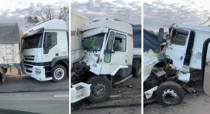 Video: un choque en cadena cerca del límite entre Santiago y Tucumán dejó daños y heridos