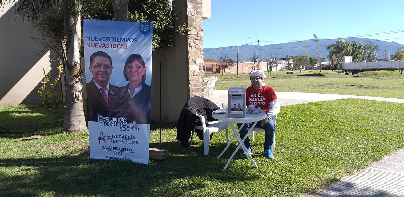 EN CAMPAÑA. Guerrero fue candidato a concejal en 2019.