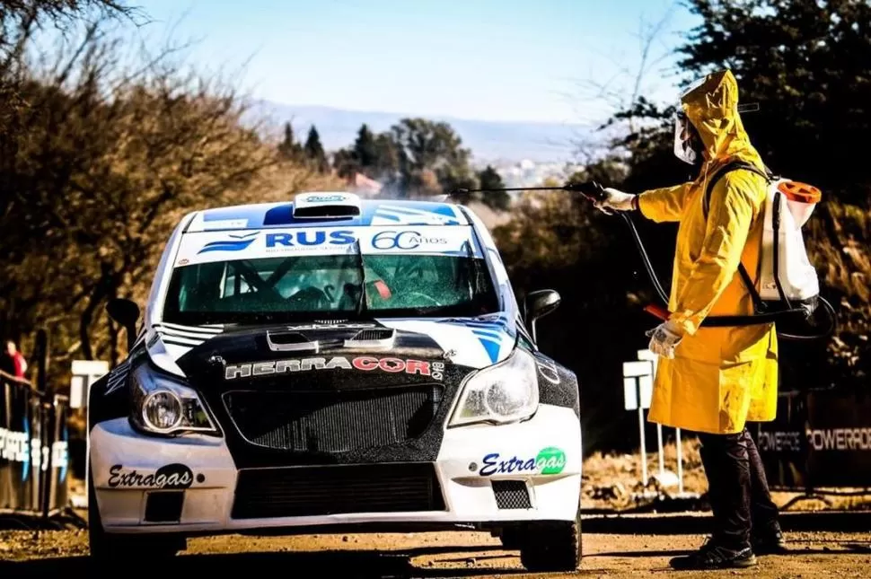 PRECAUCIONES. Las autoridades del Rally Argentino anunciaron que serán estrictos en Balcarce en cuanto al control sanitario. prensa rally argentino