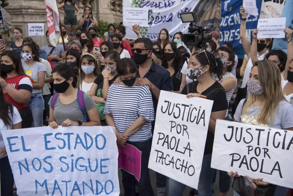 UN VIEJO Y VIGENTE RECLAMO. Las integrantes de diferentes organizaciones vienen solicitando desde hace años medidas de protección. LA GACETA / FOTO DE diego aráoz