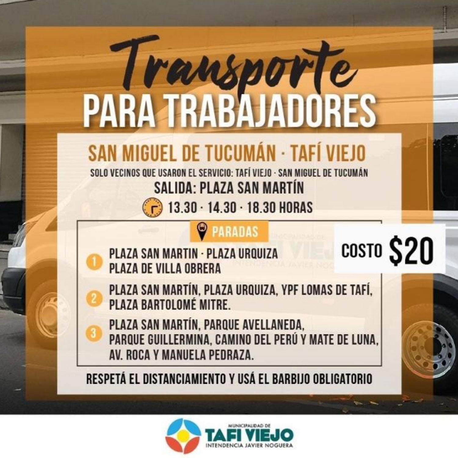 Estalló la polémica en Tafí Viejo por el nuevo servicio de transporte de pasajeros