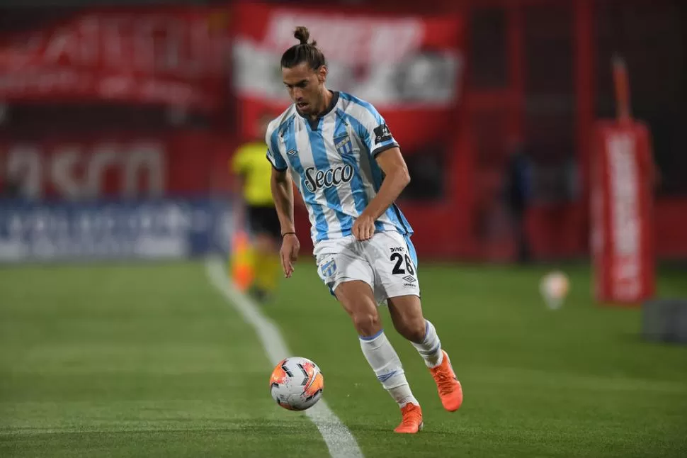  DEBUT ABSOLUTO. Melano convirtió ante Arsenal su primer gol en Atlético.