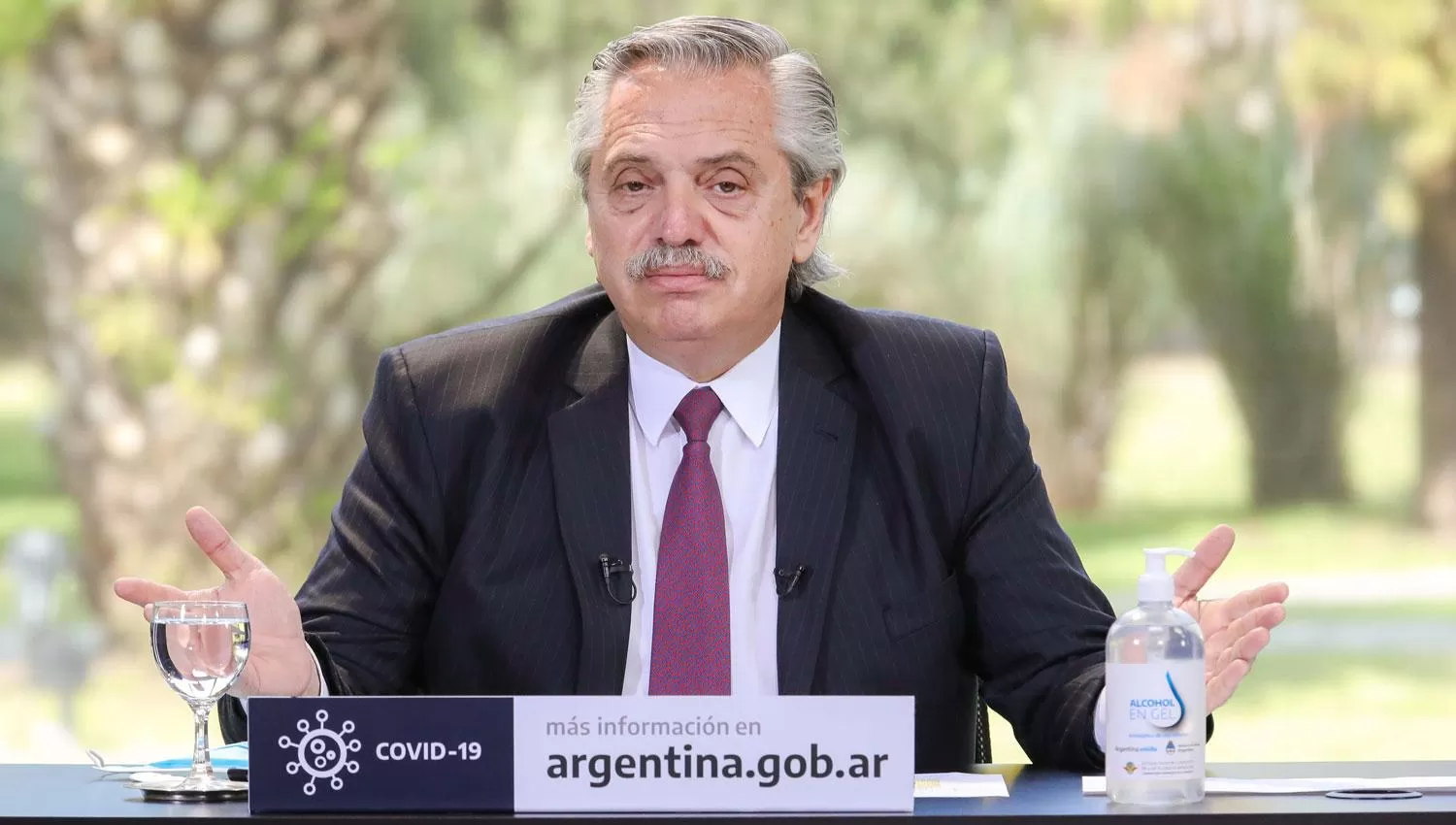 Alberto Fernández, presidente de la Nación. TÉLAM