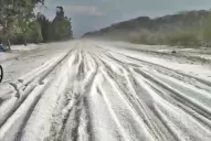 Una granizada causó susto y fascinación en El Timbó y El Naranjo
