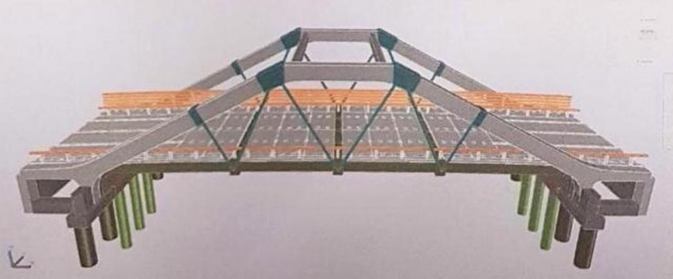 NUEVO DISEÑO. La obra usará y reforzará parte de la estructura anterior  