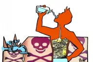 Bebiendo agua con arsénico