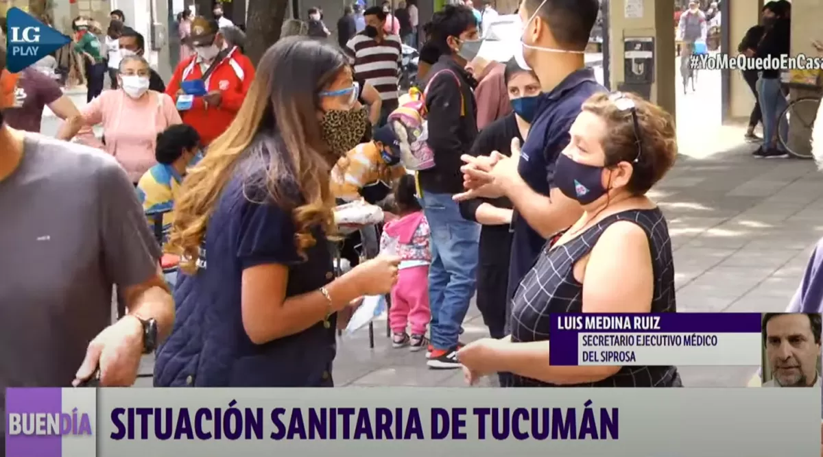 ESTABLE. Medina Ruiz reconoció que los casos positivos están en una meseta.