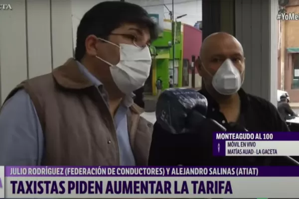 Taxistas protestaron frente al Concejo Deliberante y reclamaron un aumento de la tarifa