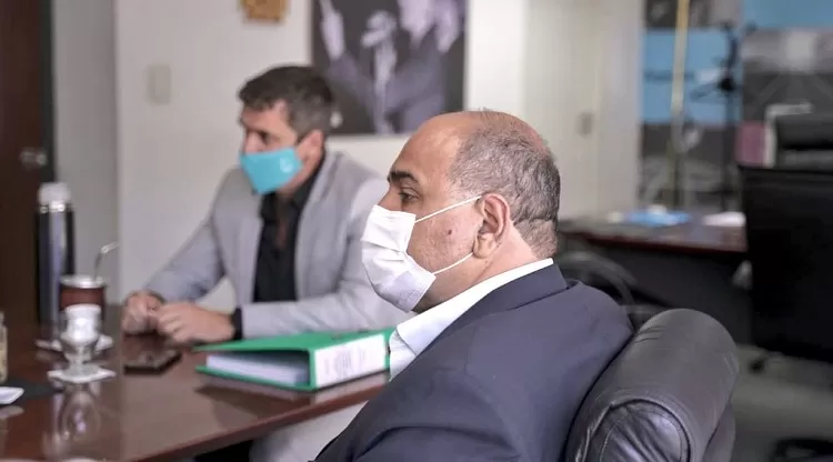 OBRAS PARA BURRUYACÚ. Manzur viajó a Buenos Aires y se reunió con el titular del Enohsa.