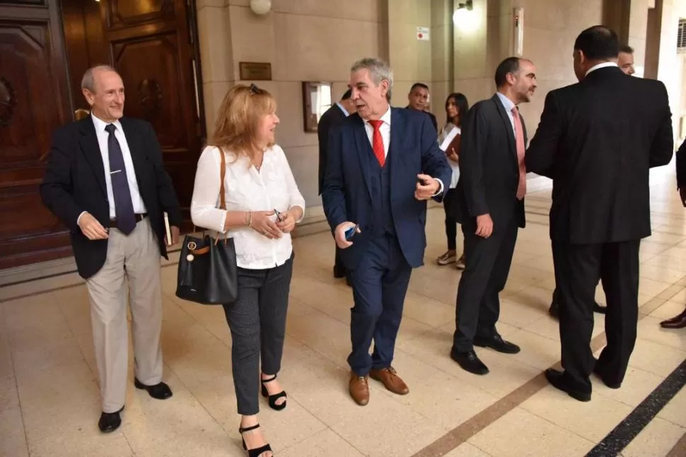 ACTO PÚBLICO. El juez Juan Francisco Pisa en el Palacio de Justicia. la gaceta / foto de Inés Quinteros Orio 