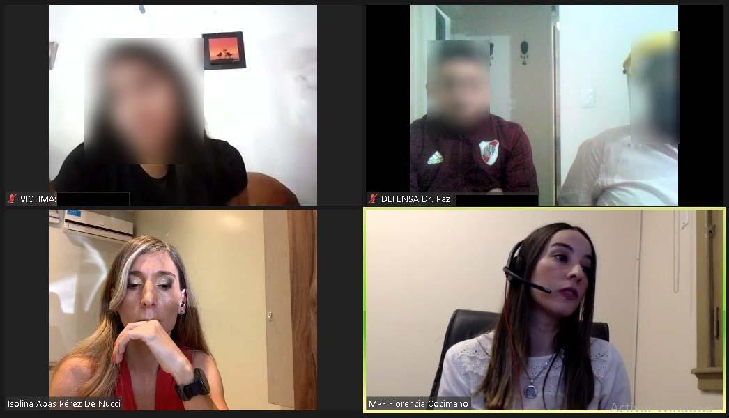 Audiencia por vía remota.