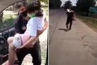 El gobernador de Santiago del Estero se disculpó con el padre que debió cargar a su hija enferma