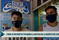 Video: ¿cómo recibieron los tucumanos la noticia de la muerte de Maradona?