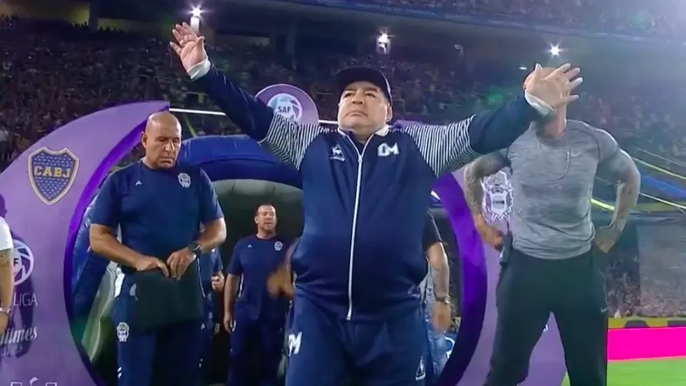 DIEGO ARMANDO MARADONA (captura de video)