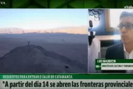 El ministro de Turismo de Catamarca confirmó que abre sus fronteras desde el lunes 14