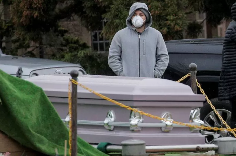 En Estados Unidos, el coronavirus ya es la principal causa de muerte