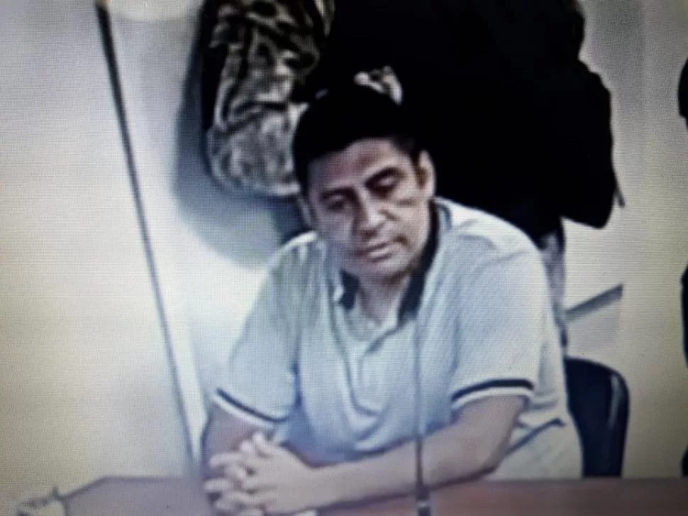 EL ACUSADO. Luís Rondón no declaró; se le imputa haber atacado a martillazos a su ex pareja en 2019.  