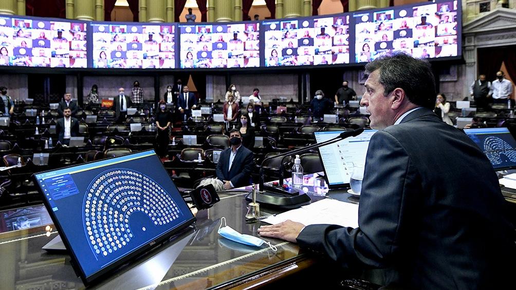 Sergio Massa, presidente de la Cámara de Diputados de la Nación. FOTO TÉLAM