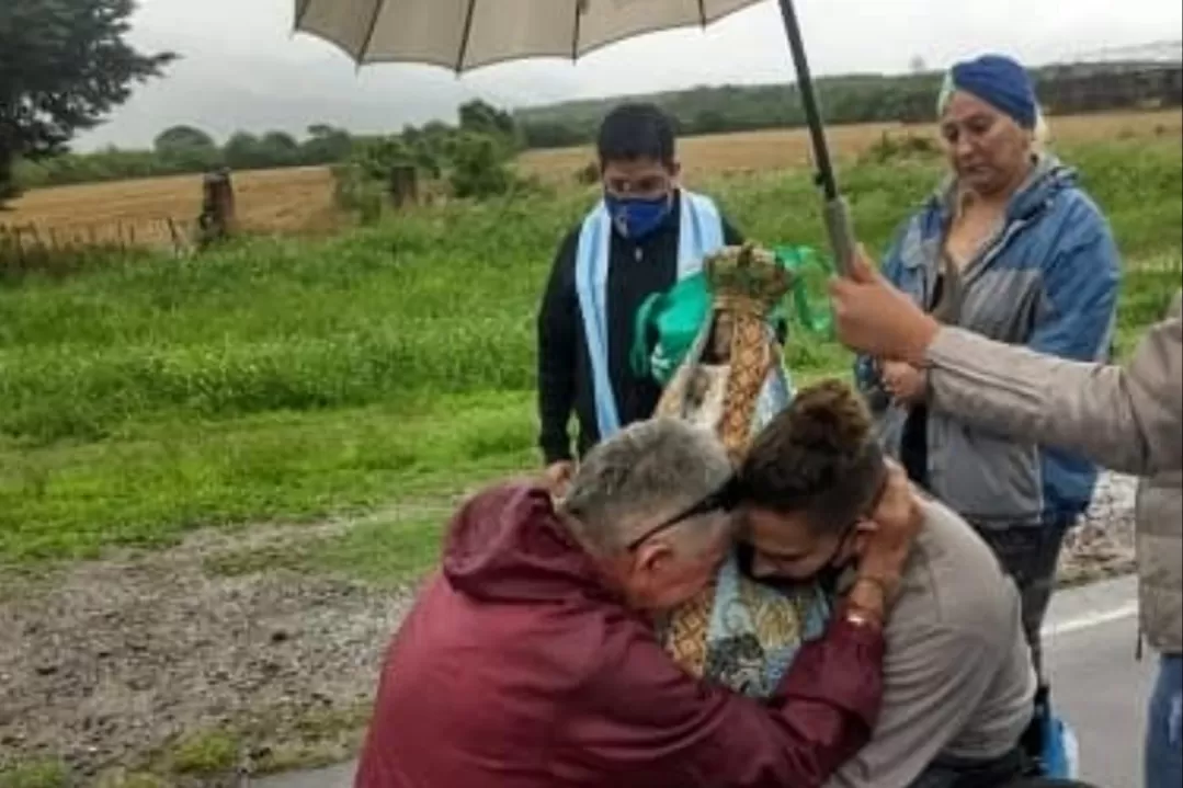 René Barrionuevo demostró su fe.