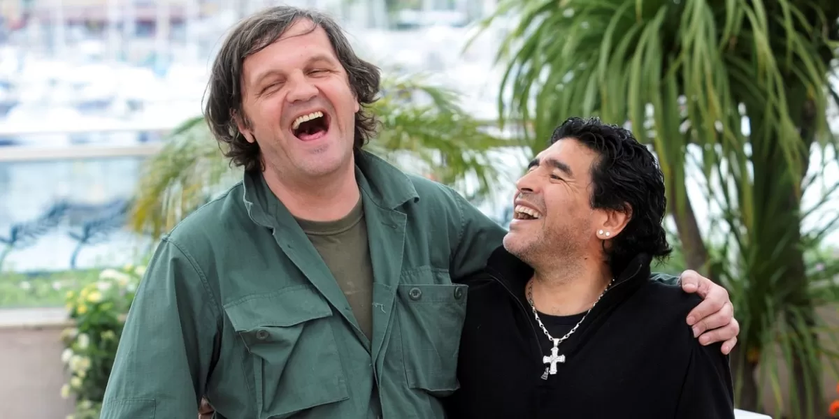 DOS GRANDES. Kusturica y Maradona.
