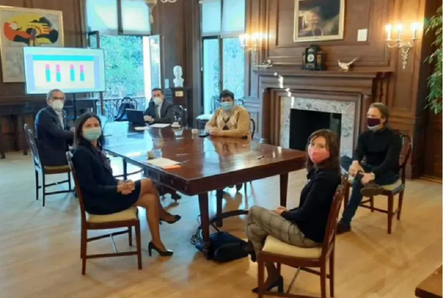 Reunión en Washington. Foto Ambito.com