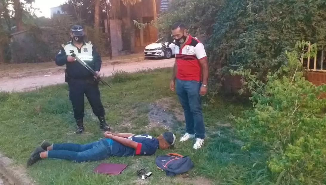 APREHENDIDO. Recuperan objetos robados durante un escruche en Yerba Buena.