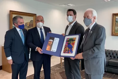 Manzur y su par del estado de Paraná sueñan con la idea de crear un corredor biocéanico