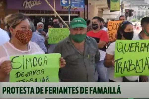 Denuncian que el intendente de Simoca no los deja trabajar en la feria local