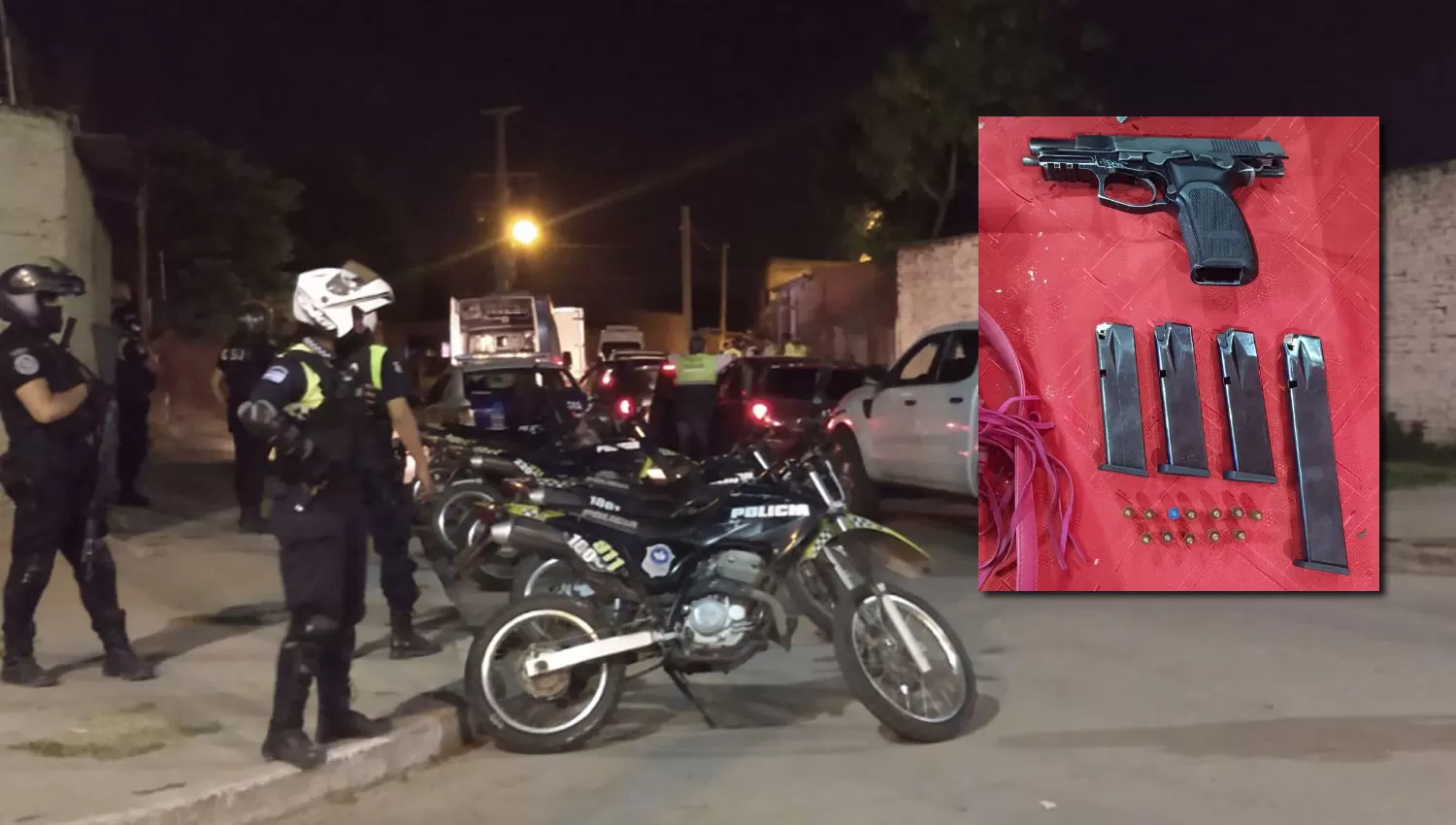 OPERATIVO. La Justicia informó que más de 300 policías trabajaron esta madrugada en las detenciones y secuestros. 