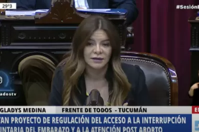 Gladys Medina: “voy a votar por las dos vidas”