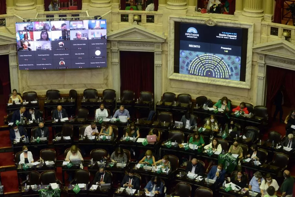 PRESENCIAL. Hubo mayoría de diputados en el recinto de la Cámara. 